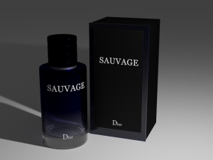 dior sauvage Modello 3D