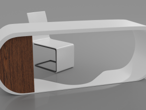 modern table 3D 모델