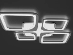 led吊灯瓦坦灯 3D 模型