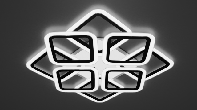 led chandelier vatan light cubes 3D-Modell .c4d .max .obj .3ds .fbx .stl .blend 