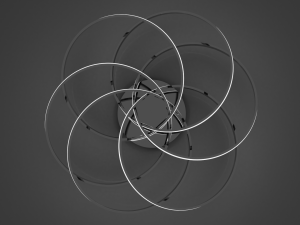 Led chandelier strotskis energy 3D Model