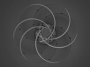 Led chandelier strotskis energy 3D Model