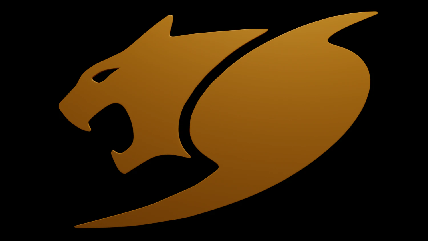 Cougar logo 3D Model .c4d .max .obj .3ds .fbx .stl .blend 