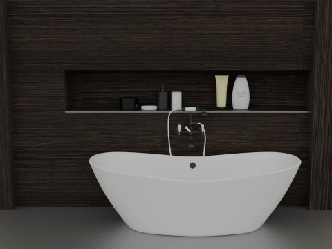 Modern bathtub 3D Model