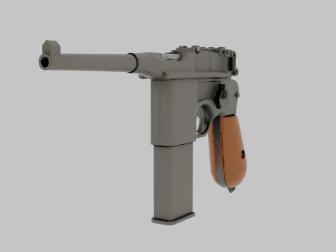 Mauser C96 3D Modell