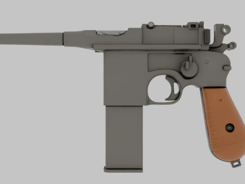 Mauser C96 3D Modell