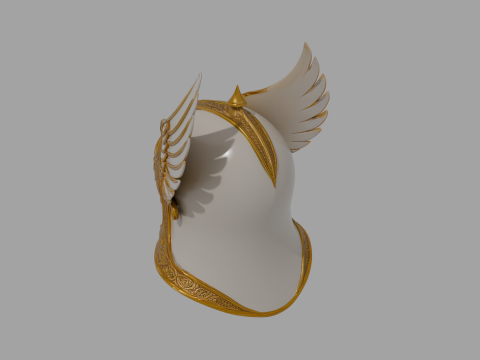 Angelic armor-style helmet 3D Model