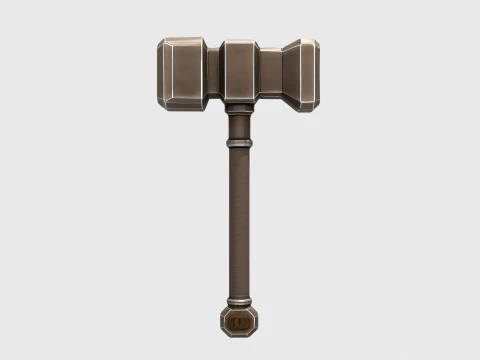 Pack of standard medieval weapons 3D Model