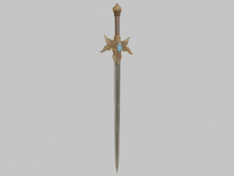 Angelic style sword Modello 3D