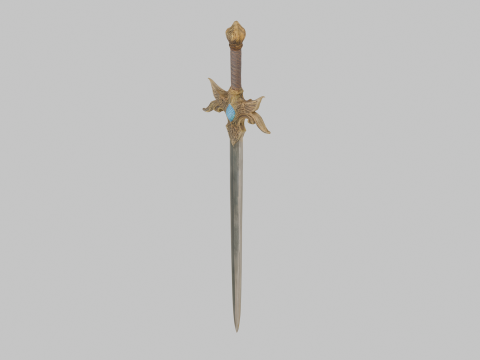Angelic style sword Modello 3D