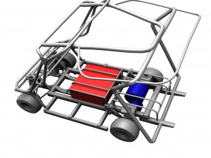 golf cart Model 3D