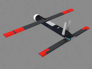 drone anti-criquet de la marine Modèle 3D