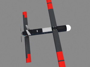 navy locust drone 3D 模型