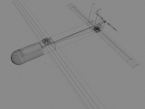 navy locust drone 3D 模型