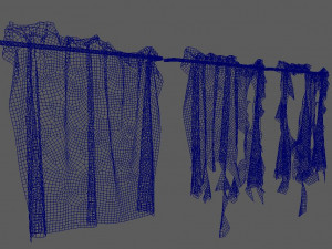 dystopian curtains Modelo 3D