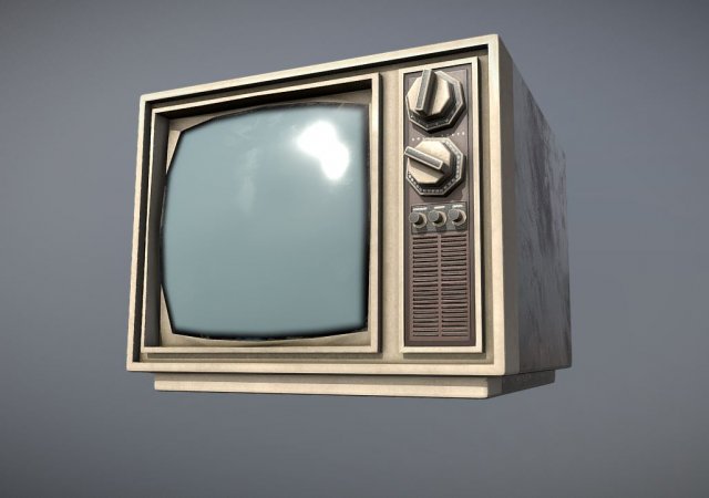 tv1970s Modelo 3D .c4d .max .obj .3ds .fbx .stl .blend 