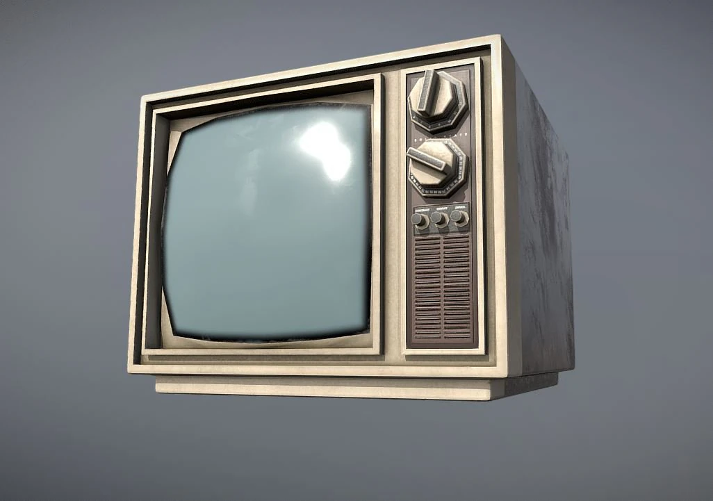 tv1970s Modelo 3D .c4d .max .obj .3ds .fbx .stl .blend