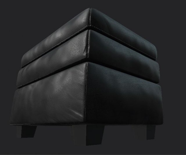 gleasonchairottoman Modèle 3D .c4d .max .obj .3ds .fbx .stl .blend 