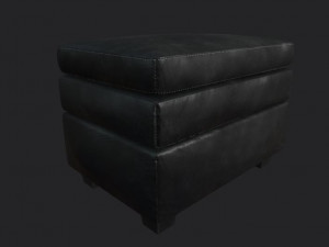 gleasonchairottoman Modèle 3D