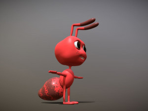 cartoon ant Modelo 3D