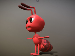 cartoon ant Modelo 3D