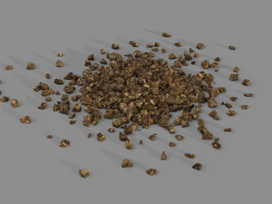 rubble piles 3D Model