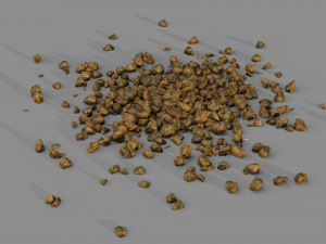 rubble piles Model 3D