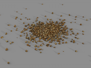 rubble piles Model 3D
