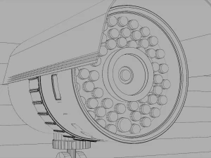 surveillance camera 3D Model