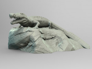 crocodile Modello di stampa 3D