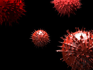 corona virus 3D-Modell