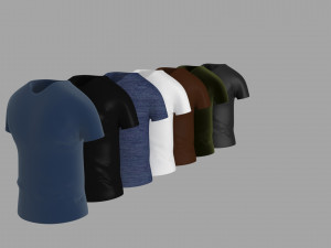 tshirts 3Dモデル