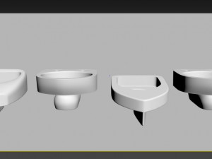 pisbak urinal Model 3D