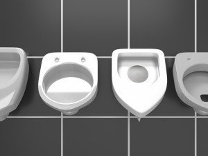 pisbak urinal Model 3D