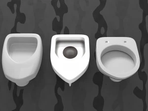 pisbak urinal 3D Model