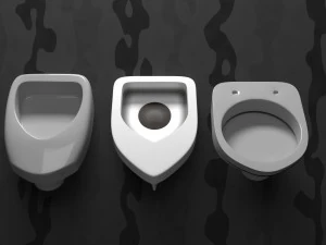 pisbak urinal 3D Model