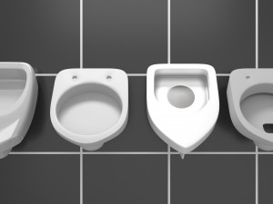 pisbak urinal Model 3D