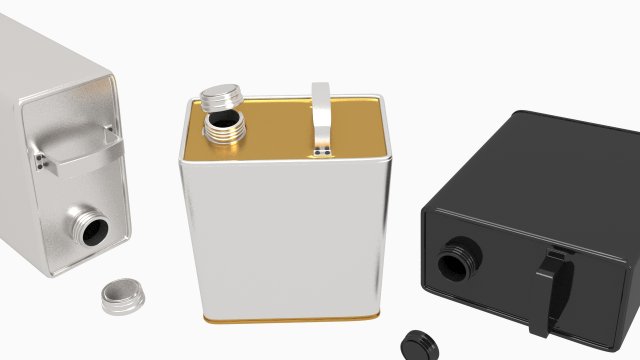 motor oil can Modelo 3D .c4d .max .obj .3ds .fbx .stl .blend 