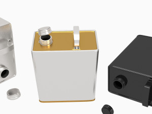 motor oil can 3D 모델