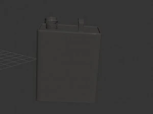 motor oil can 3D Model