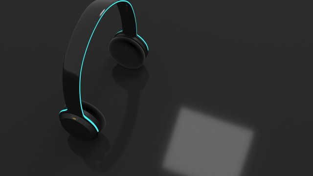 headphone Model 3D .c4d .max .obj .3ds .fbx .stl .blend 