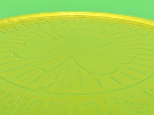 pote de ouro e chap&eacute;u celebra&ccedil;&atilde;o do dia de s&atilde;o patr&iacute;cio Modelo 3D