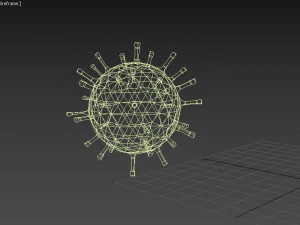 corona virus 3D Model