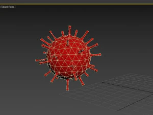 corona virus 3D Model