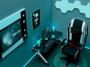 gaming room 3D Model