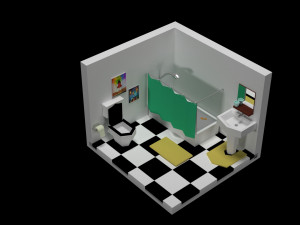 bathroom 3Dモデル