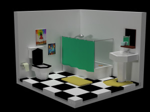 bathroom 3Dモデル