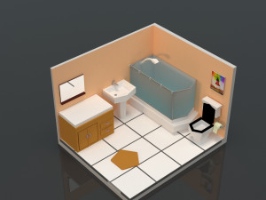 bathroom 3Dモデル