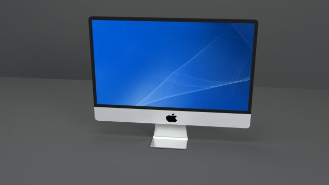monitor apple lcd Modèle 3D .c4d .max .obj .3ds .fbx .stl .blend 