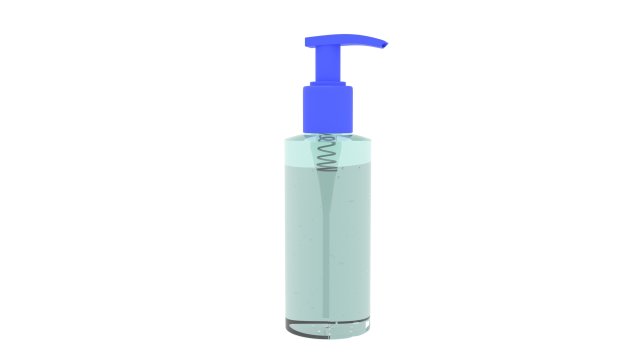 hand sanitizer bottel Modello 3D .c4d .max .obj .3ds .fbx .stl .blend 